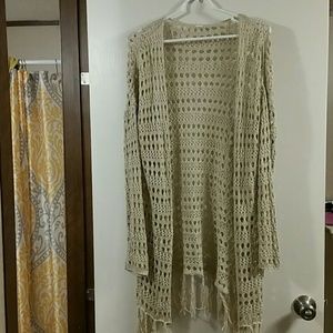 Cute Fringe Cardigan!  Great for summer!